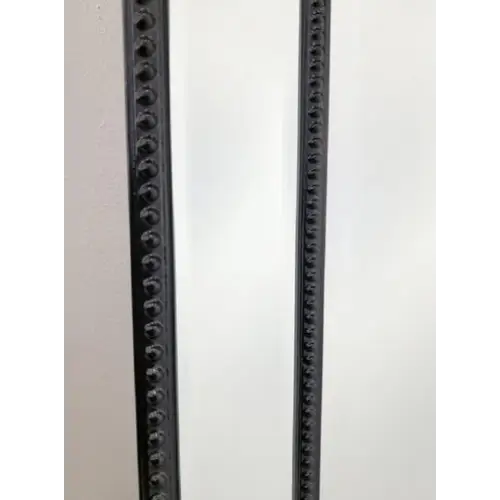 Black Beaded Framed Mirror - X Large 190cm x 100cm - Home & Garden > Decor > Mirrors