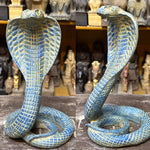 Black Decorative Resin Cobra Statue - Unique Animal Figurine for Home Decor & Creative Gifts - Home & Garden > Decor >