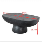 BLACK IS BACK CEMENT COFFEE TABLE - Furniture > Living Room > Coffee Tables