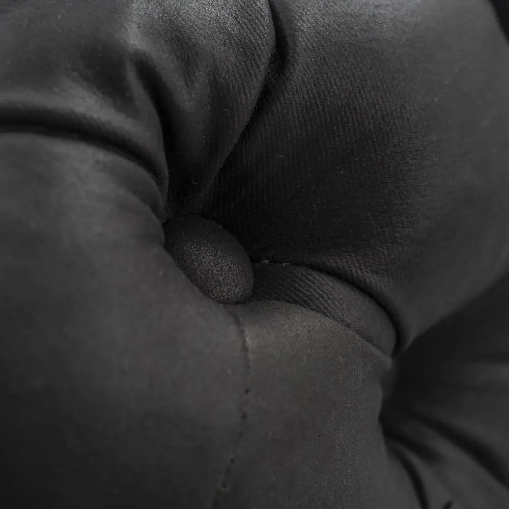 Black Leathaire Ottoman-Rectangular - Furniture > Bedroom