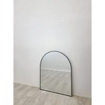 Black Metal Arch Mirror - Small 80cm x 100cm - Home & Garden > Decor