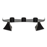 Black Metal Harbour Style Tea Light Candle Holder Stand - Home & Garden > Decor