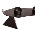 Black Metal Harbour Style Tea Light Candle Holder Stand - Home & Garden > Decor