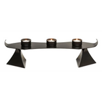Black Metal Harbour Style Tea Light Candle Holder Stand - Home & Garden > Decor