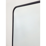 Black Metal Rectangle Mirror - Medium 80cm x 170cm - Home & Garden > Decor