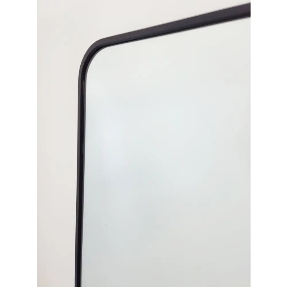 Black Metal Rectangle Mirror - Medium 80cm x 170cm - Home & Garden > Decor