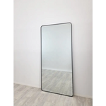 Black Metal Rectangle Mirror - Medium 80cm x 170cm - Home & Garden > Decor