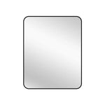 Black Metal Rectangle Mirror - Small 80cm x 100cm - Home & Garden > Decor