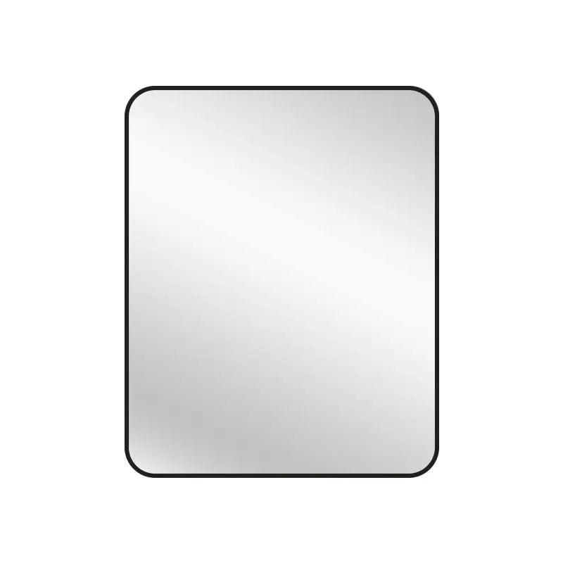 Black Metal Rectangle Mirror - Small 80cm x 100cm - Home & Garden > Decor