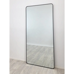 Black Metal Rectangle Mirror - X-Large 100cm x 200cm - Home & Garden > Decor