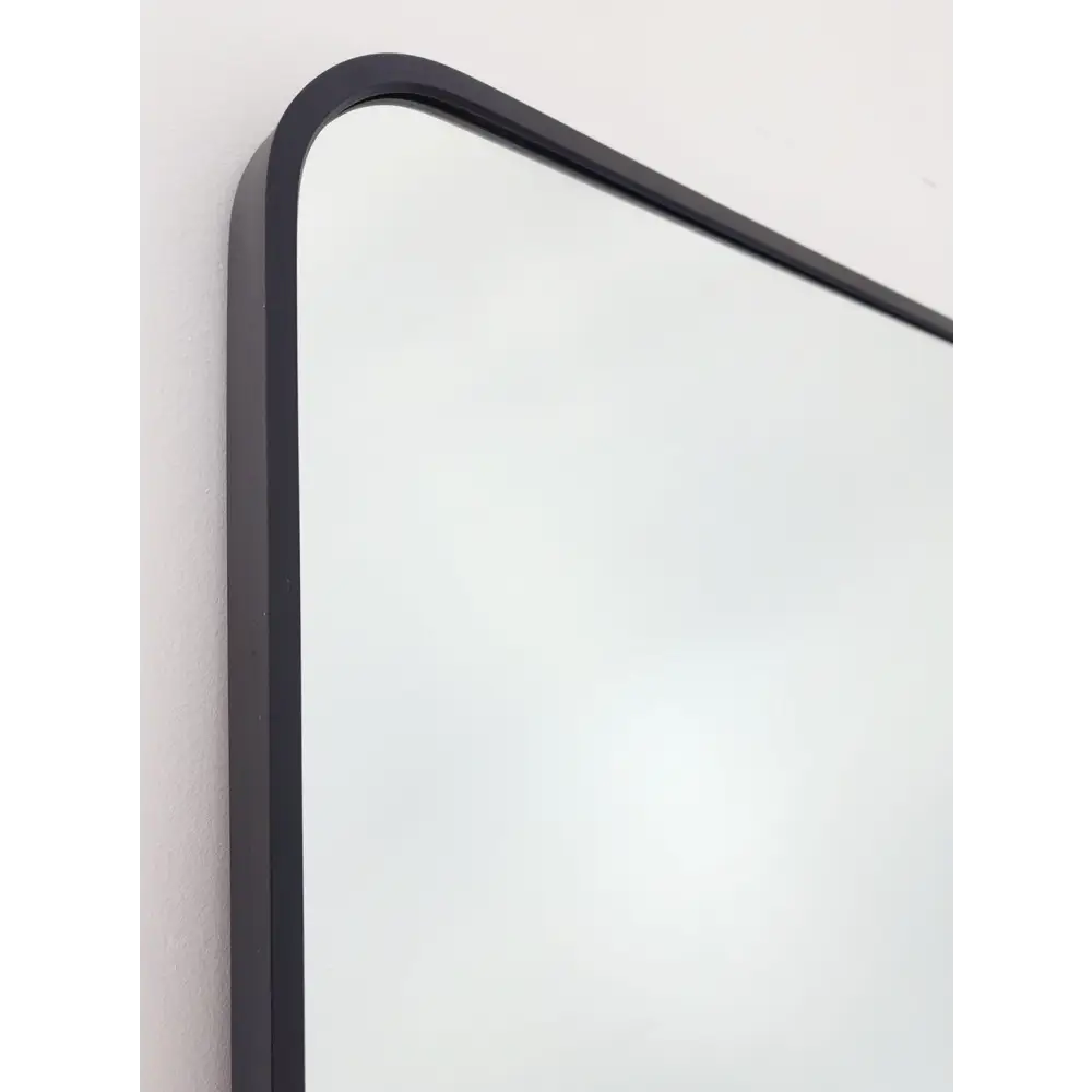 Black Metal Rectangle Mirror - X-Large 100cm x 200cm - Home & Garden > Decor