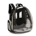 Black Pet Carrier Backpack with Transparent Window 33*18*42cm - Pet Care > Cat Supplies > Cat Carriers & Crates