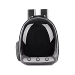 Black Pet Carrier Backpack with Transparent Window 33*18*42cm - Pet Care > Cat Supplies > Cat Carriers & Crates