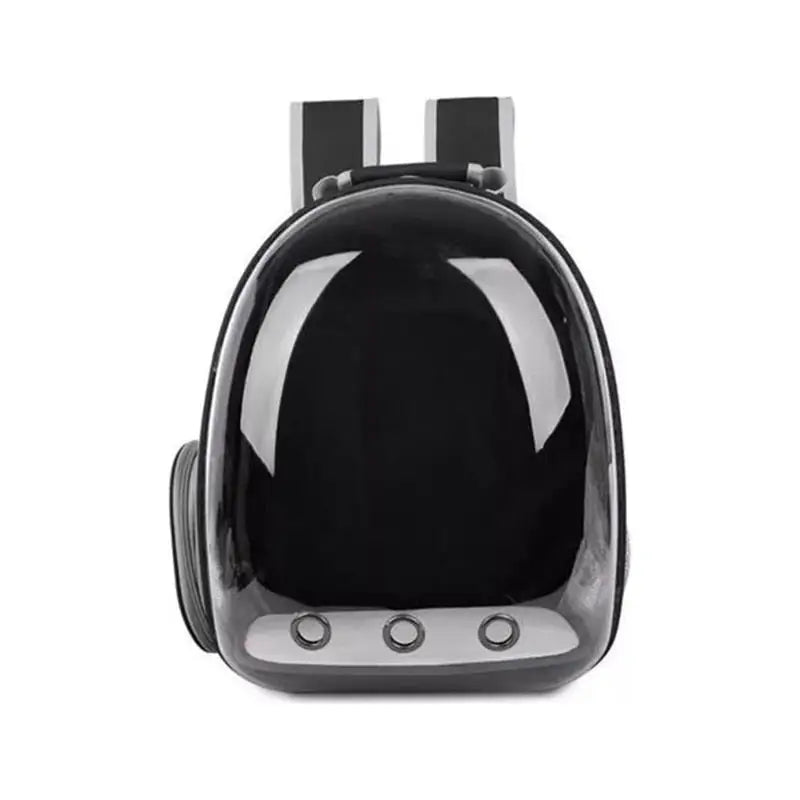 Black Pet Carrier Backpack with Transparent Window 33*18*42cm - Pet Care > Cat Supplies > Cat Carriers & Crates