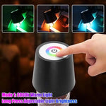 Black RGB Color-Changing LED Bottle Lamp – Adjustable Smart Lighting for Home Decor - Home & Garden > Lighting > Night