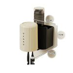 Black toothbrush holder (1 set) 10cm * 11.5cm * 11cm - Home & Garden > Bathroom Accessories > Toothbrush Holders