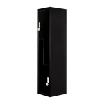 Black Two-Door L-shaped Office Gym Shed Storage Lockers - Furniture > Office > Storage Cabinets