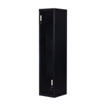 Black Two-Door L-shaped Office Gym Shed Storage Lockers - Furniture > Office > Storage Cabinets
