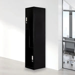 Black Two-Door L-shaped Office Gym Shed Storage Lockers - Furniture > Office > Storage Cabinets