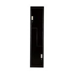 Black Two-Door L-shaped Office Gym Shed Storage Lockers - Furniture > Office > Storage Cabinets