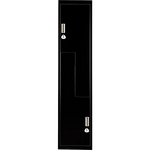 Black Two-Door L-shaped Office Gym Shed Storage Lockers - Furniture > Office > Storage Cabinets