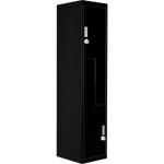 Black Two-Door L-shaped Office Gym Shed Storage Lockers - Furniture > Office > Storage Cabinets