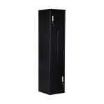 Black Two-Door L-shaped Office Gym Shed Storage Lockers - Furniture > Office > Storage Cabinets