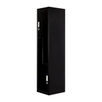Black Two-Door L-shaped Office Gym Shed Storage Lockers - Furniture > Office > Storage Cabinets