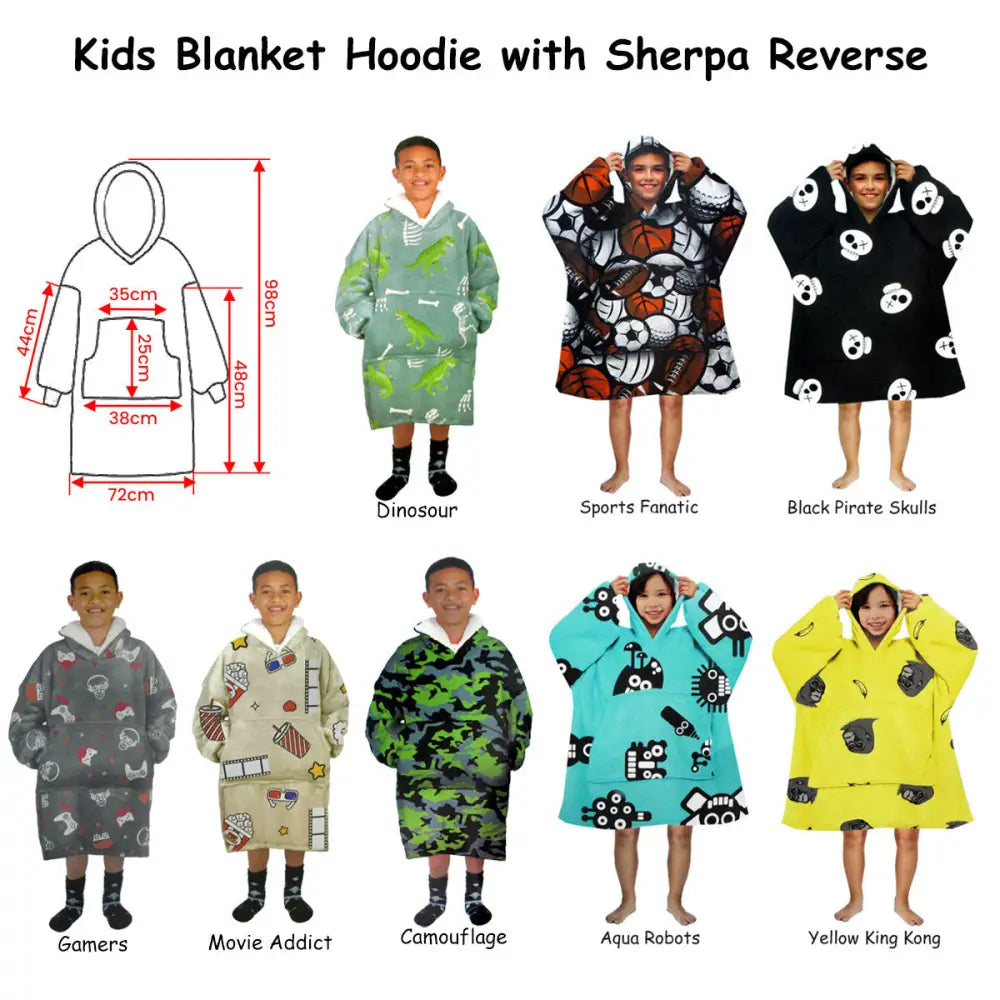 Blanket Hoodie with Sherpa Reverse Taupe Movie Addict - Home & Garden > Bedding