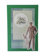 Vintage Men’s Birthday Greeting Card – Design C by The Vintage Card Boutique