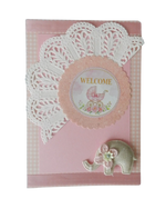Vintage Baby Girl Greeting Card – Design B by The Vintage Card Boutique