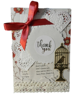 Vintage Thank You Greeting Card – Design A by The Vintage Card Boutique