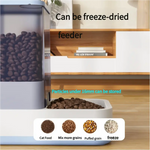 Blue 2-in-1 Automatic Pet Water and Food Dispenser - Gravity Feeder for Cats and Dogs - Pet Care > Cat Supplies > Cat