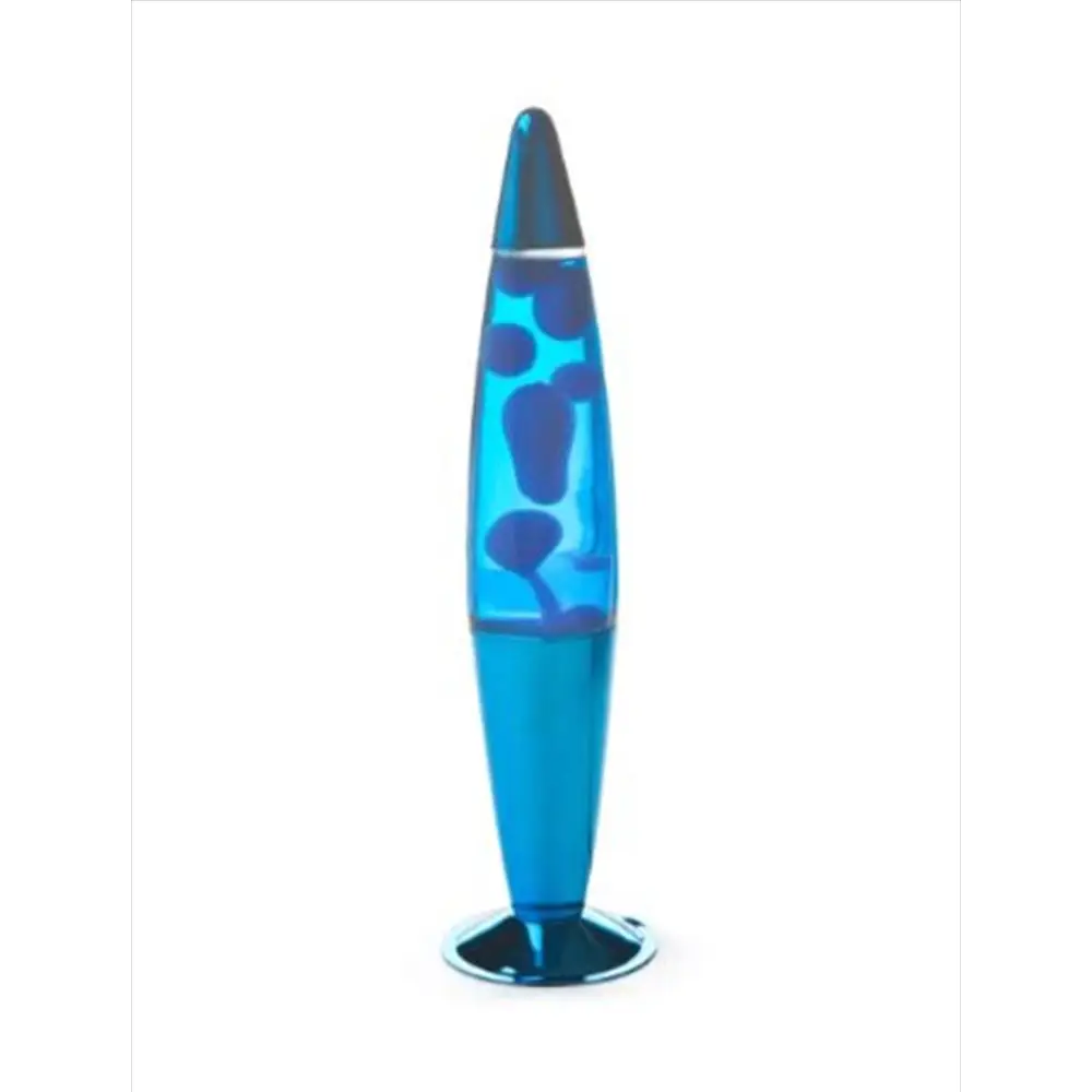 Blue/Blue/Blue Metallic Peace Motion Lamp - Home & Garden > Lighting