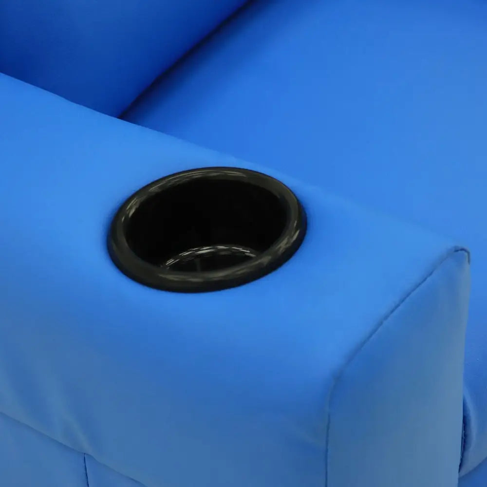 Blue Kids push back recliner chair with cup holder - Baby & Kids > Kid’s Furniture