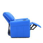 Blue Kids push back recliner chair with cup holder - Baby & Kids > Kid’s Furniture