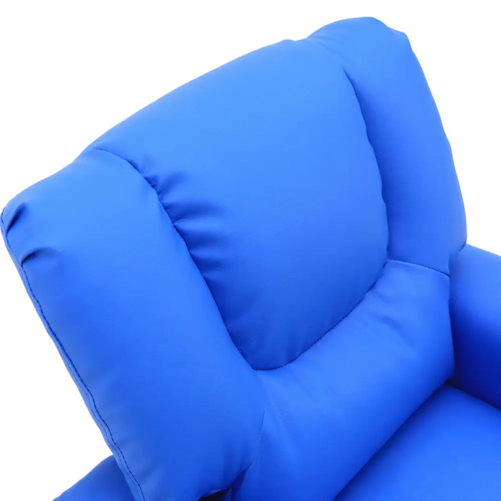 Blue Kids push back recliner chair with cup holder - Baby & Kids > Kid’s Furniture