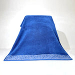 Blue Luxury Cotton Towel Set - 6-Piece Highly Absorbent Bath & Hand Towels - Home & Garden > Bathroom Accessories >