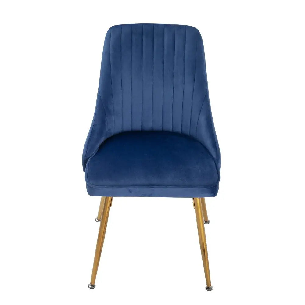 Blue Velvet Bistro Dining Set - Furniture > Dining