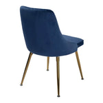 Blue Velvet Bistro Dining Set - Furniture > Dining
