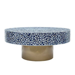 BLUESY MOTHER OF PEARL HAND MADE COFFEE TABLE - Furniture > Living Room > Coffee Tables