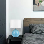Boden Ceramic Table Lamp - Blue - Home & Garden > Lighting