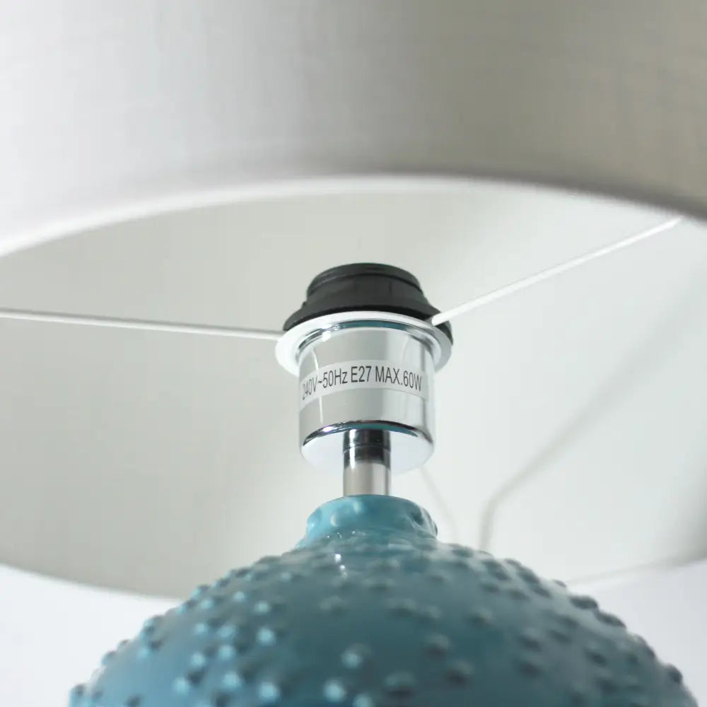 Boden Ceramic Table Lamp - Blue - Home & Garden > Lighting