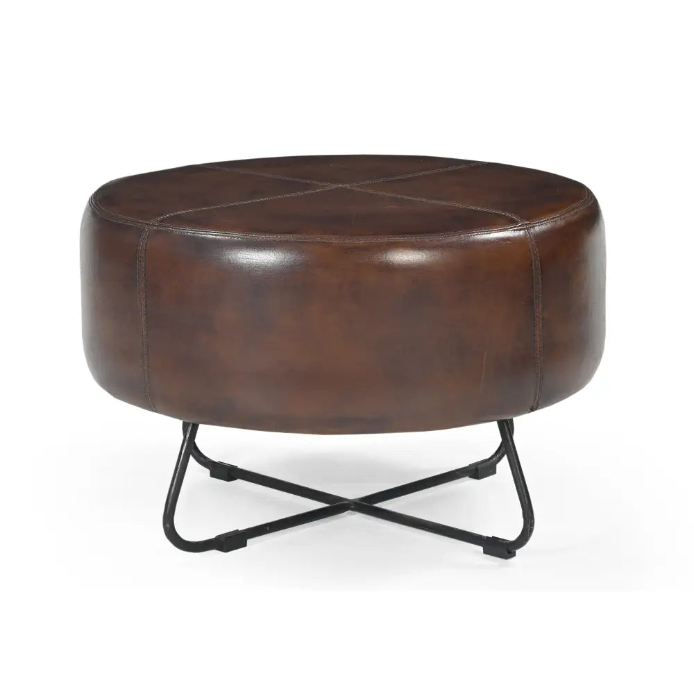 BOLERO LEATHER COFFEE TABLE/OTTOMAN - Furniture > Living Room > Ottomans & Footstools