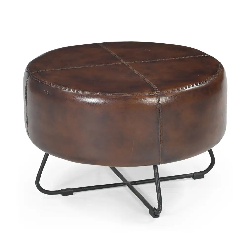 BOLERO LEATHER COFFEE TABLE/OTTOMAN - Furniture > Living Room > Ottomans & Footstools