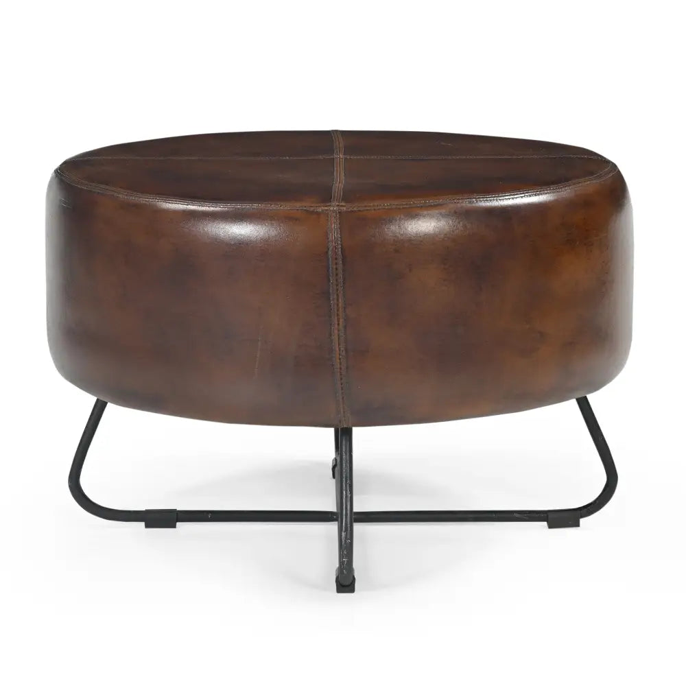 BOLERO LEATHER COFFEE TABLE/OTTOMAN - Furniture > Living Room > Ottomans & Footstools