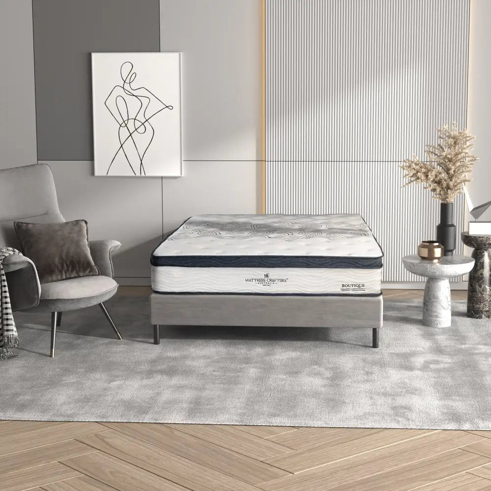 Boutique Single Mattress 7 zone Pocket Spring Memory Foam - Furniture > Mattresses