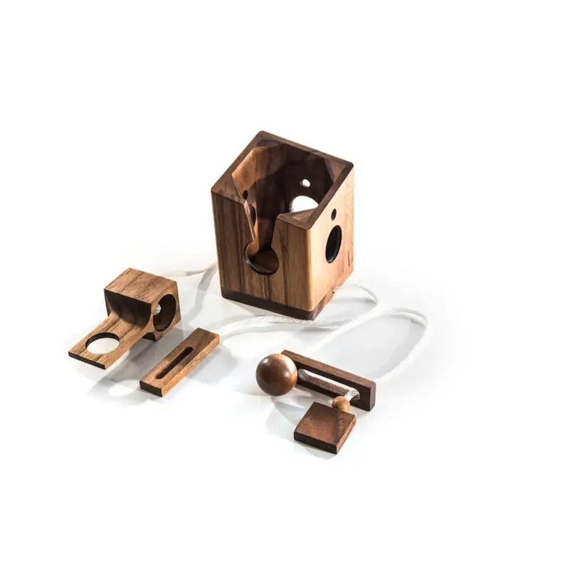 Brainteaser wine bottle mystery lock puzzle- open the lock before you can have a drink! Great party gift - Occasions >