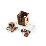 Brainteaser wine bottle mystery lock puzzle- open the lock before you can have a drink! Great party gift - Occasions >