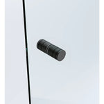 Brass Shower Door Round Knob Handle in Black - Home & Garden > Bathroom Accessories > Shower Accessories